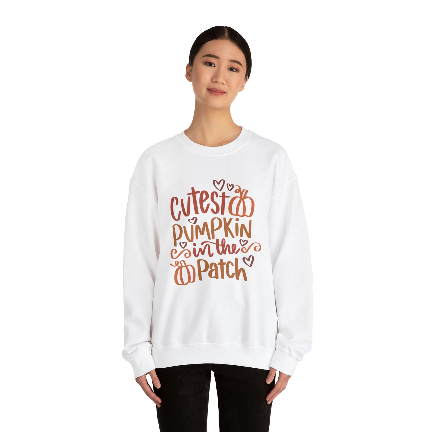 Cutest Pumpkin in the patch Unisex Heavy Blend™ Crewneck Sweatshirt, Thanksgiving