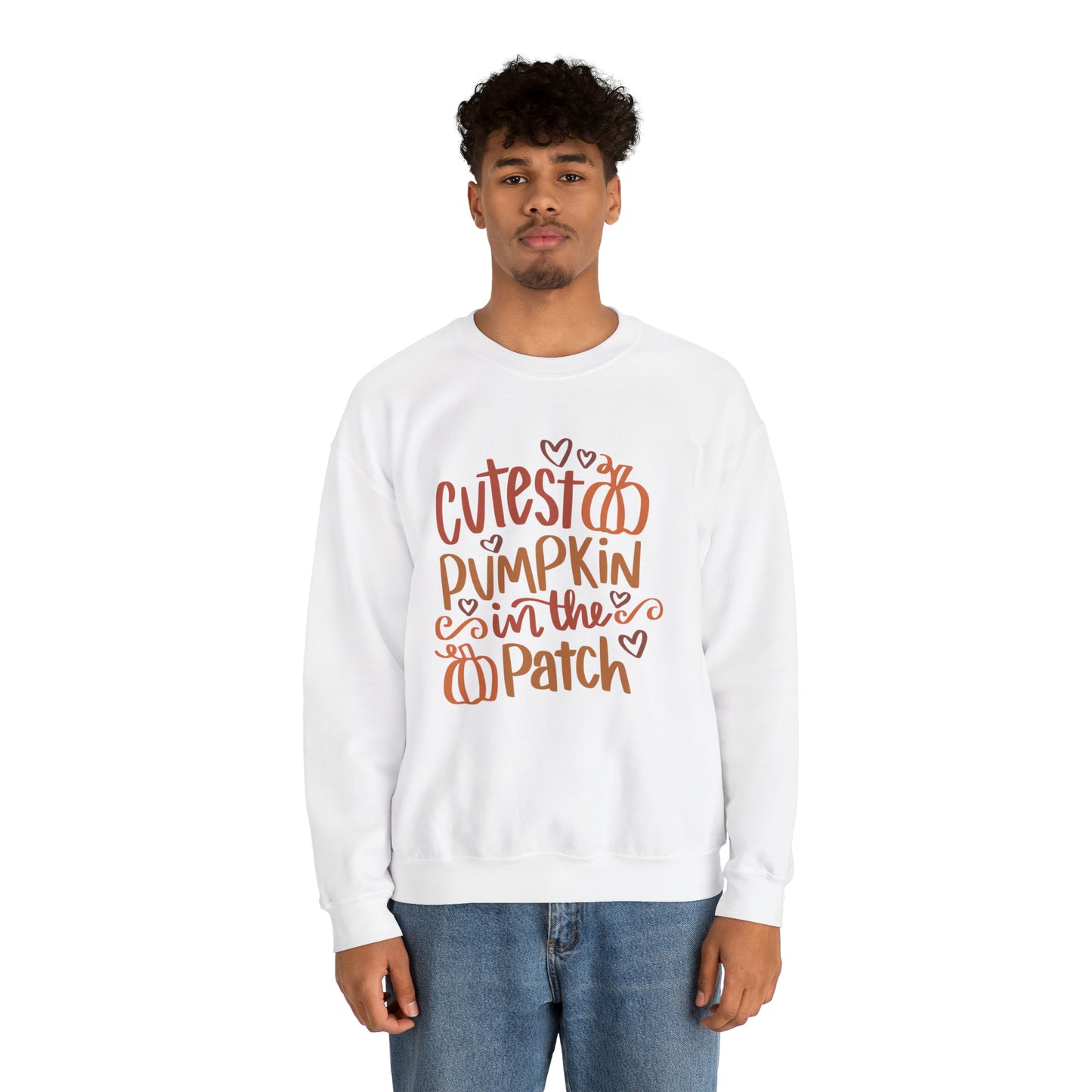 Cutest Pumpkin in the patch Unisex Heavy Blend™ Crewneck Sweatshirt, Thanksgiving