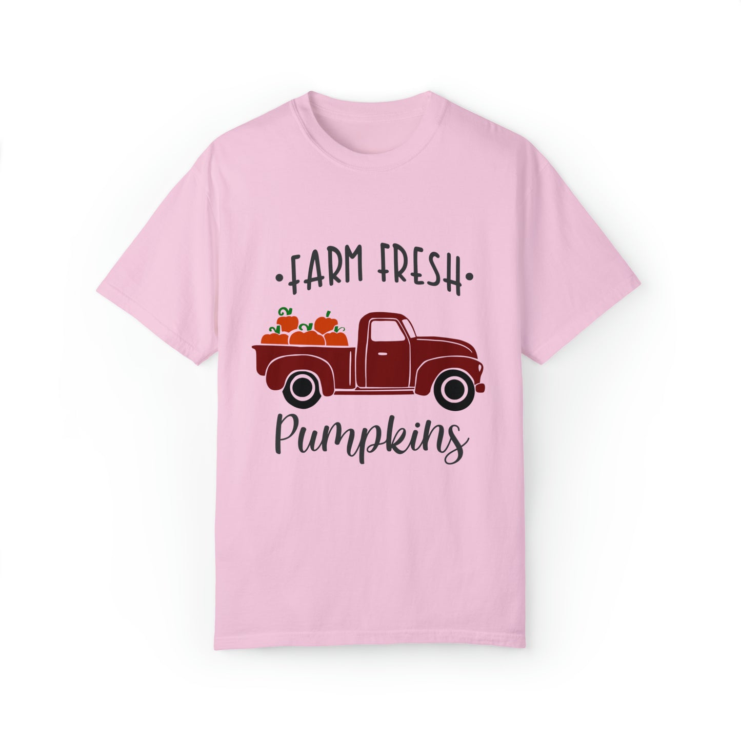 Farm Fresh Pumpkins Unisex Garment-Dyed T-shirt, Thanksgiving