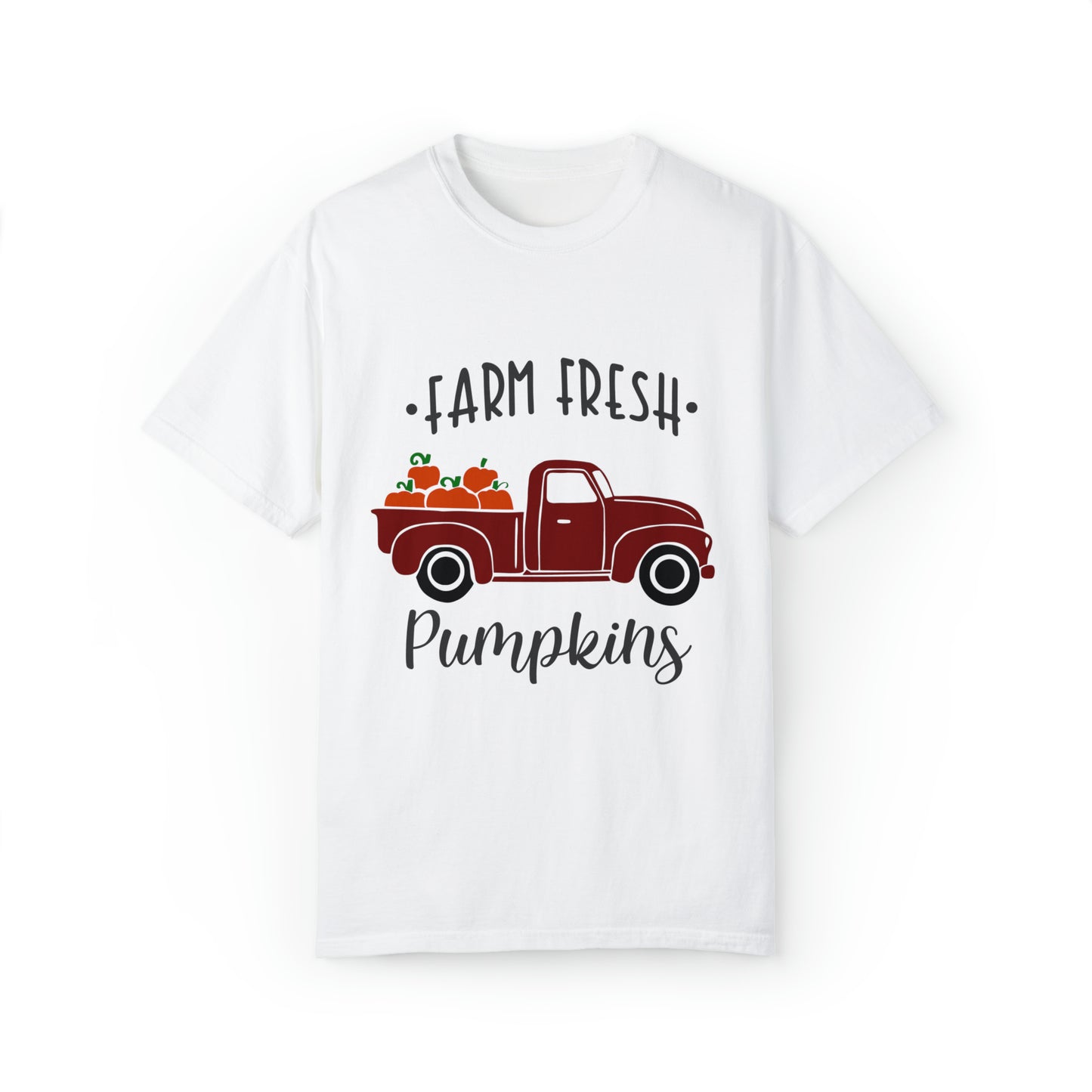 Farm Fresh Pumpkins Unisex Garment-Dyed T-shirt, Thanksgiving