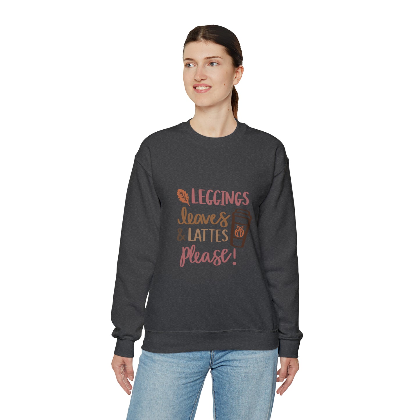 Fall Pumpkin Fashion Unisex Heavy Blend™ Crewneck Sweatshirt, Thanksgiving