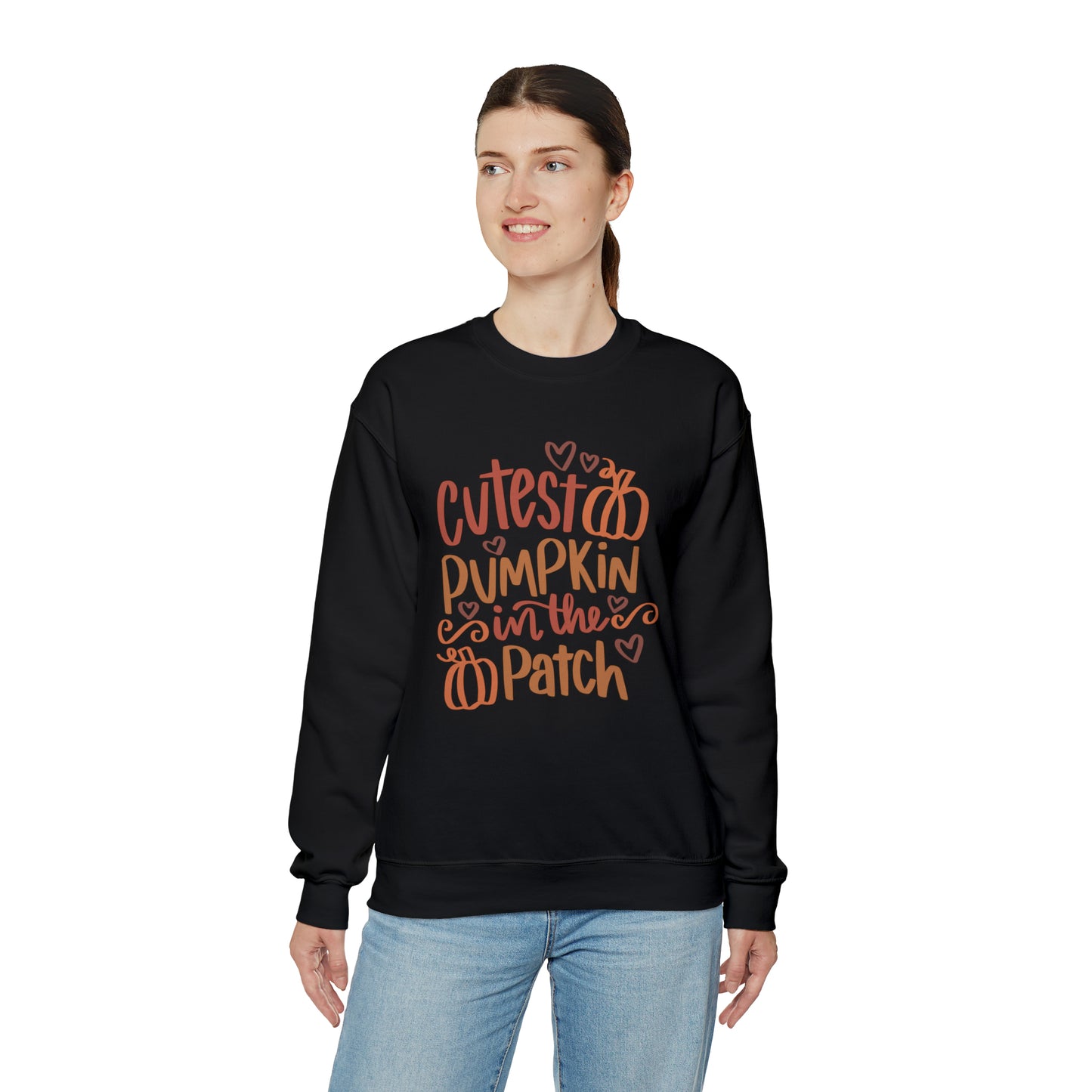 Cutest Pumpkin in the patch Unisex Heavy Blend™ Crewneck Sweatshirt, Thanksgiving