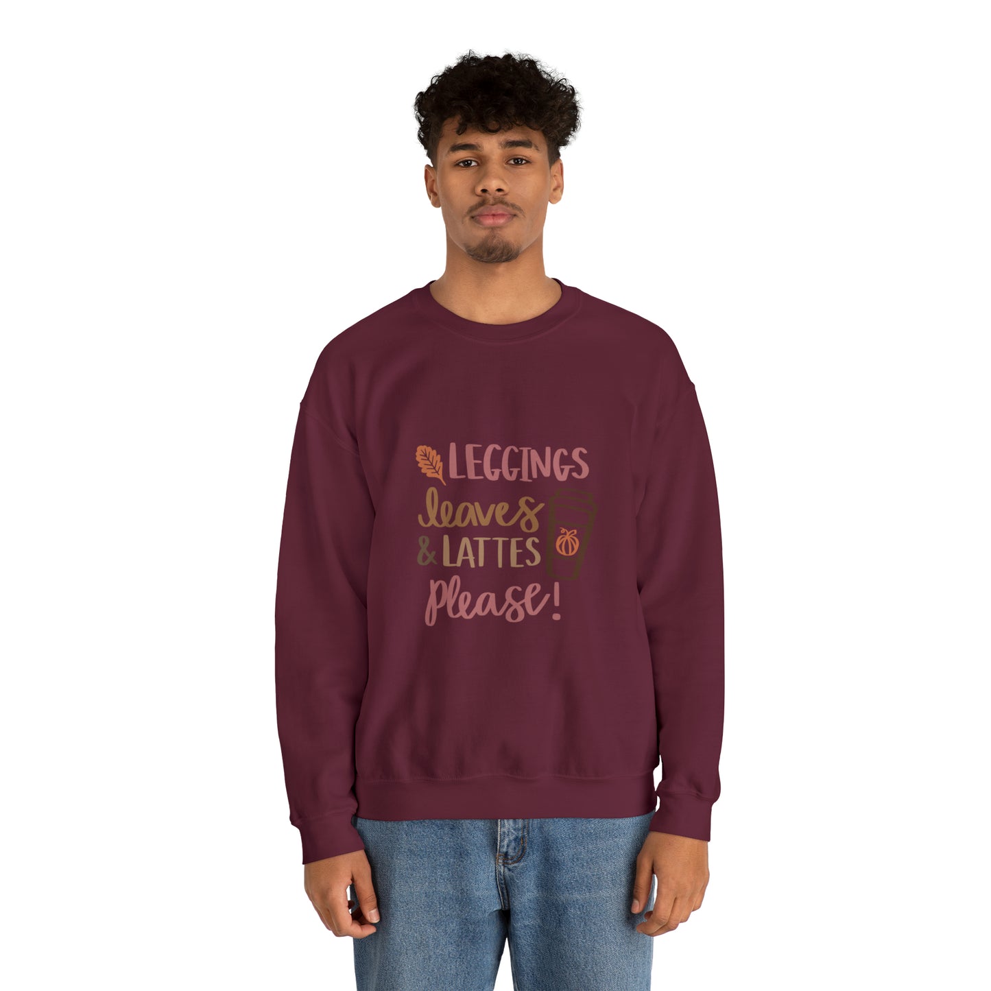 Fall Pumpkin Fashion Unisex Heavy Blend™ Crewneck Sweatshirt, Thanksgiving