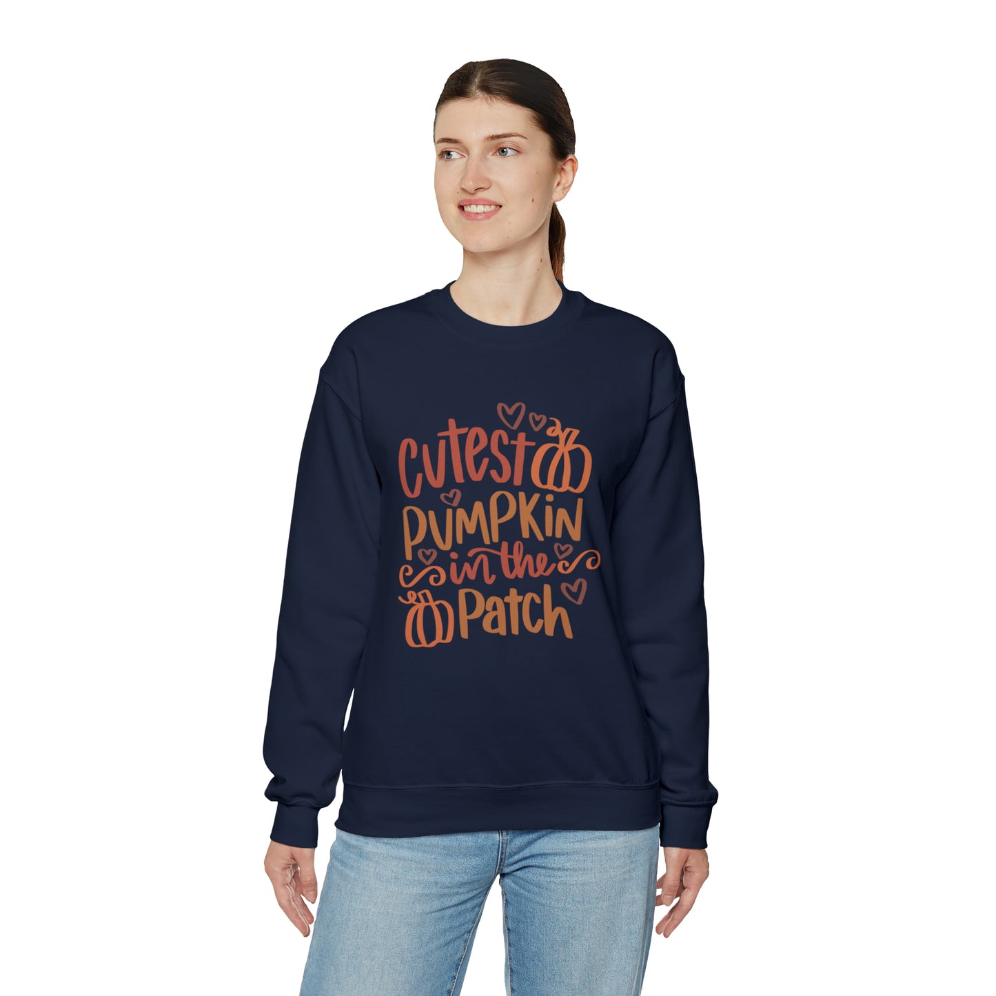 Cutest Pumpkin in the patch Unisex Heavy Blend™ Crewneck Sweatshirt, Thanksgiving