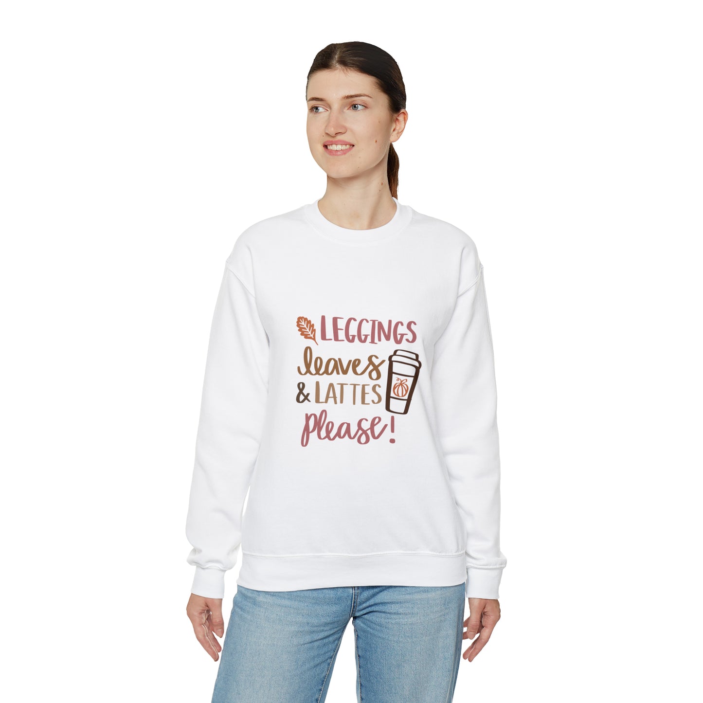 Fall Pumpkin Fashion Unisex Heavy Blend™ Crewneck Sweatshirt, Thanksgiving