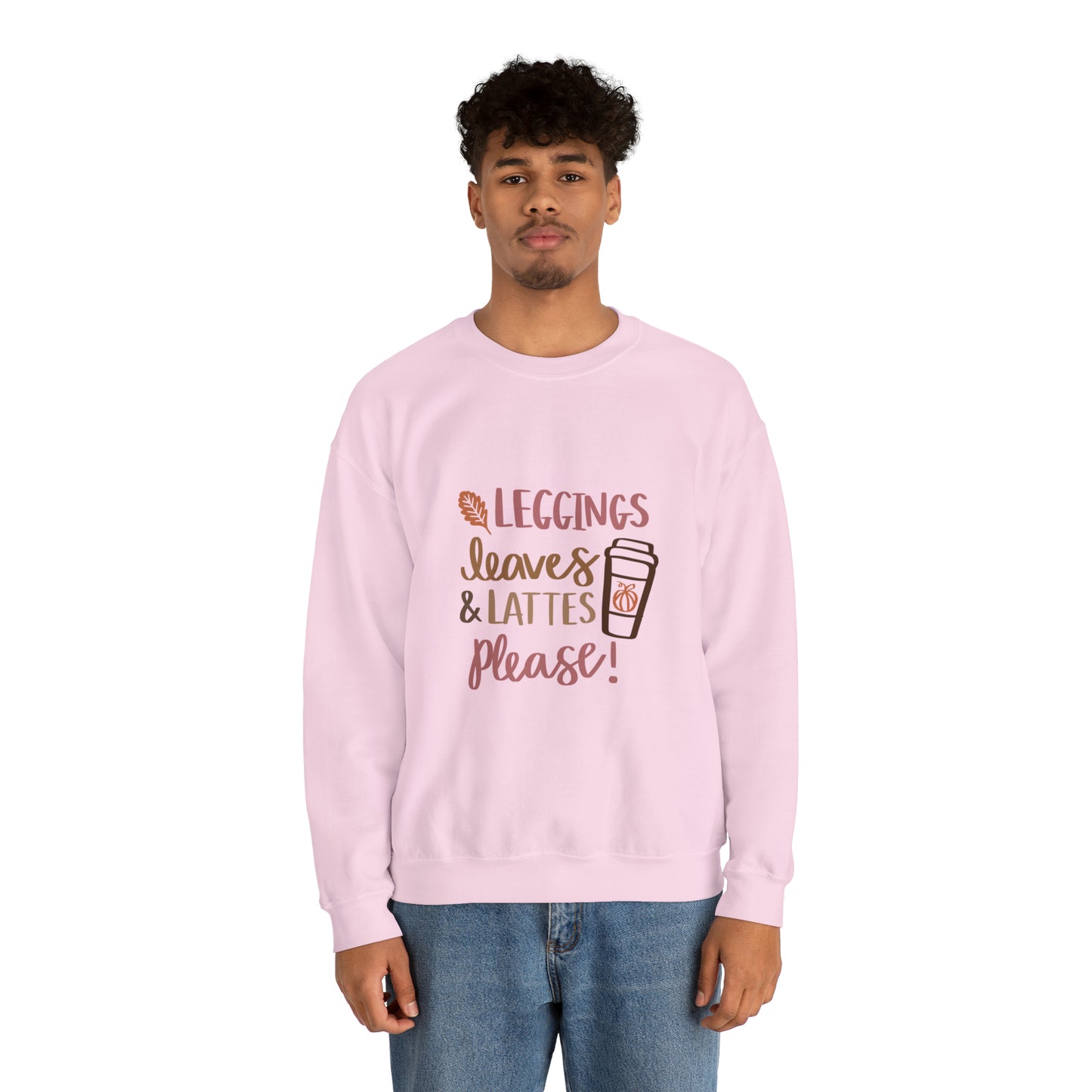 Fall Pumpkin Fashion Unisex Heavy Blend™ Crewneck Sweatshirt, Thanksgiving