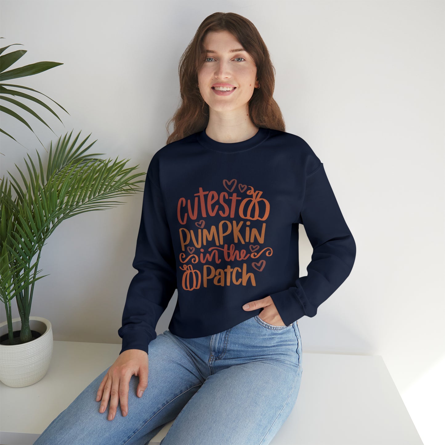 Cutest Pumpkin in the patch Unisex Heavy Blend™ Crewneck Sweatshirt, Thanksgiving