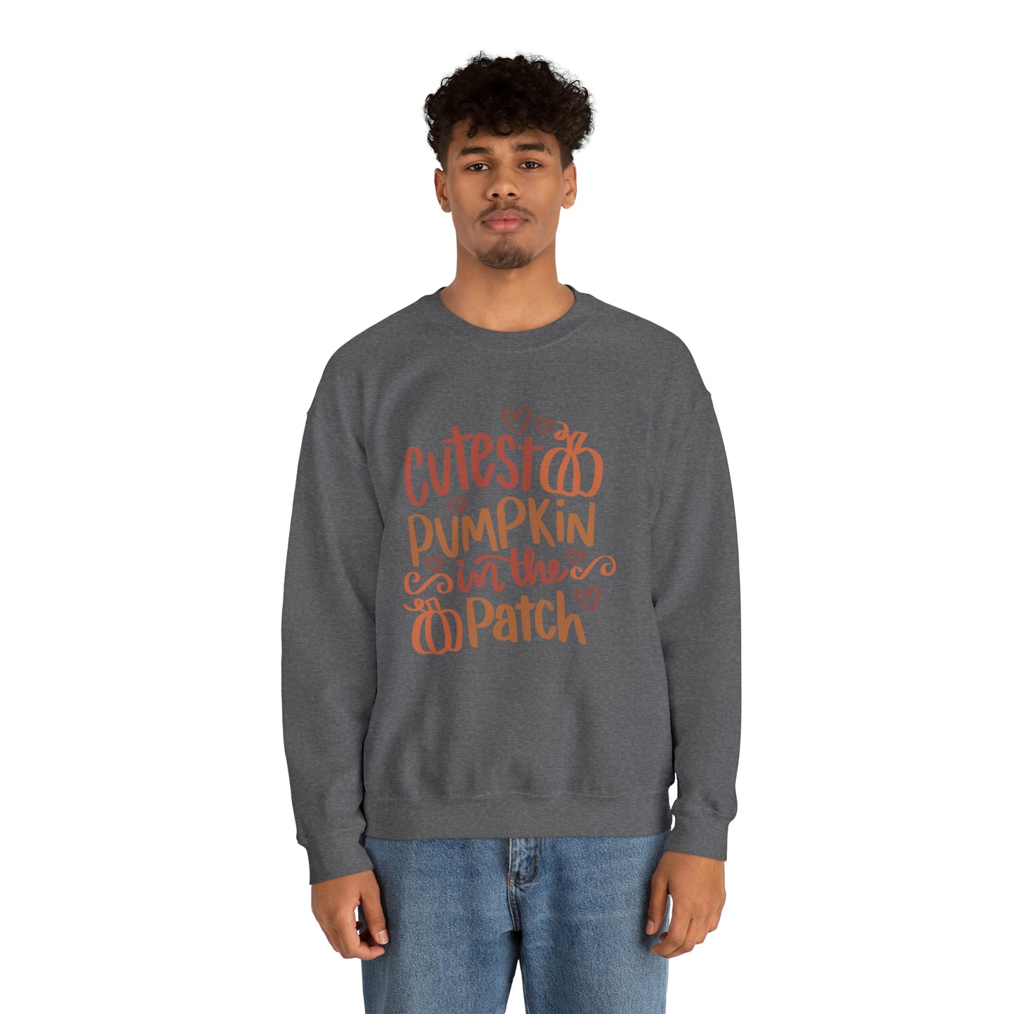 Cutest Pumpkin in the patch Unisex Heavy Blend™ Crewneck Sweatshirt, Thanksgiving