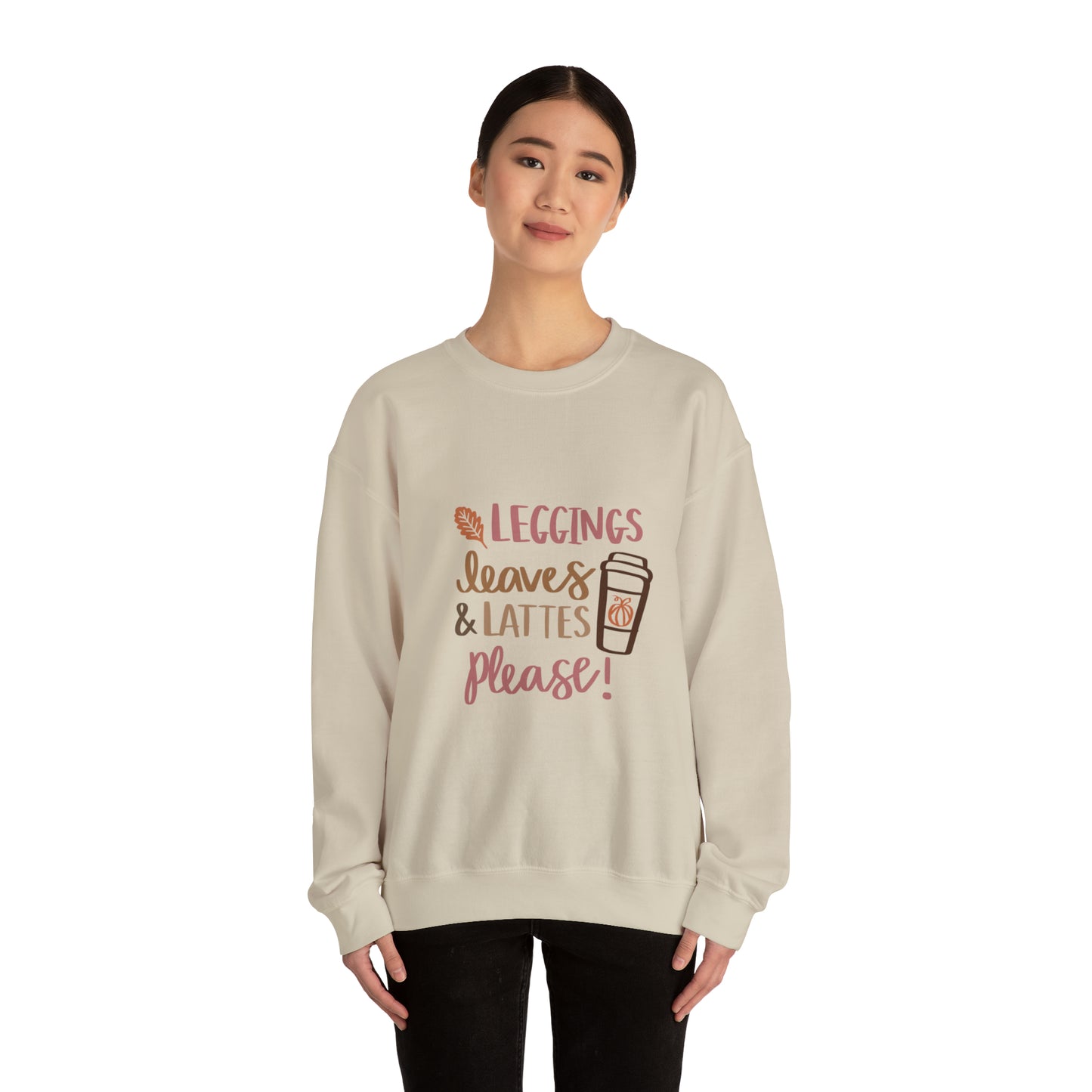 Fall Pumpkin Fashion Unisex Heavy Blend™ Crewneck Sweatshirt, Thanksgiving