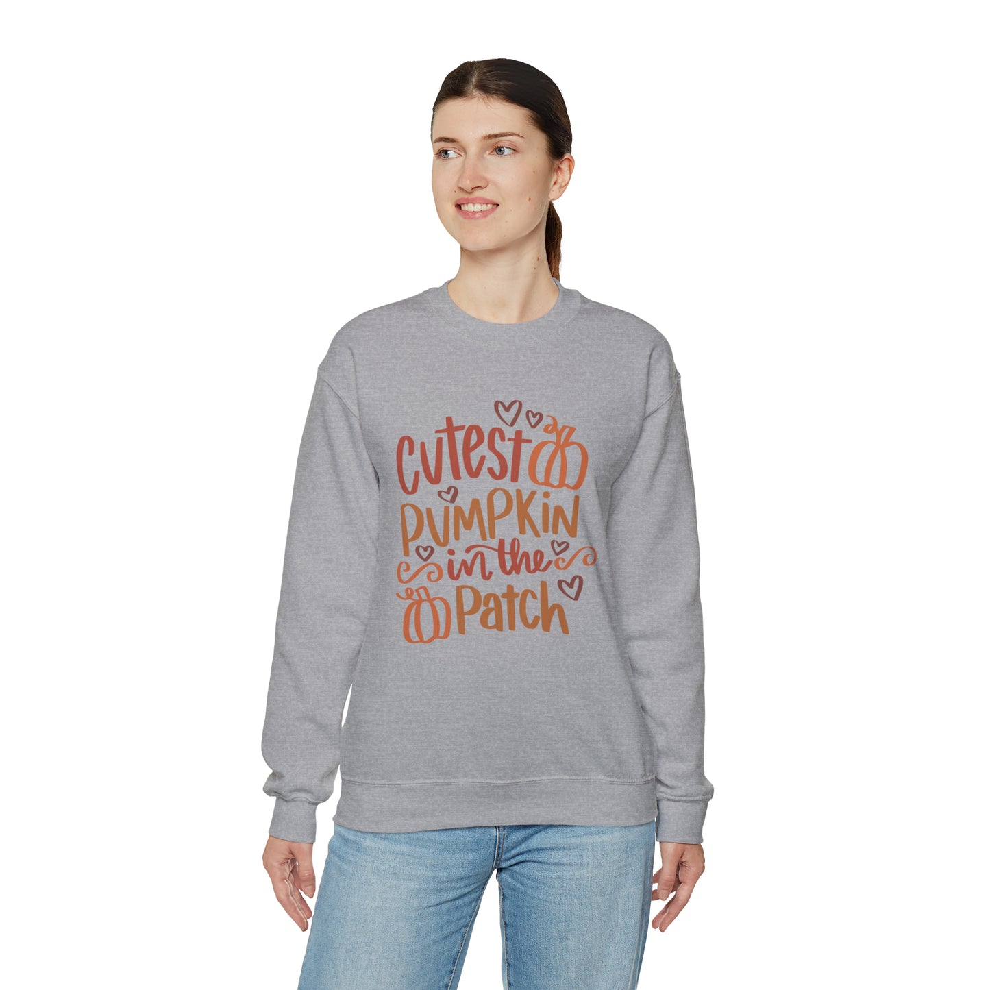 Cutest Pumpkin in the patch Unisex Heavy Blend™ Crewneck Sweatshirt, Thanksgiving