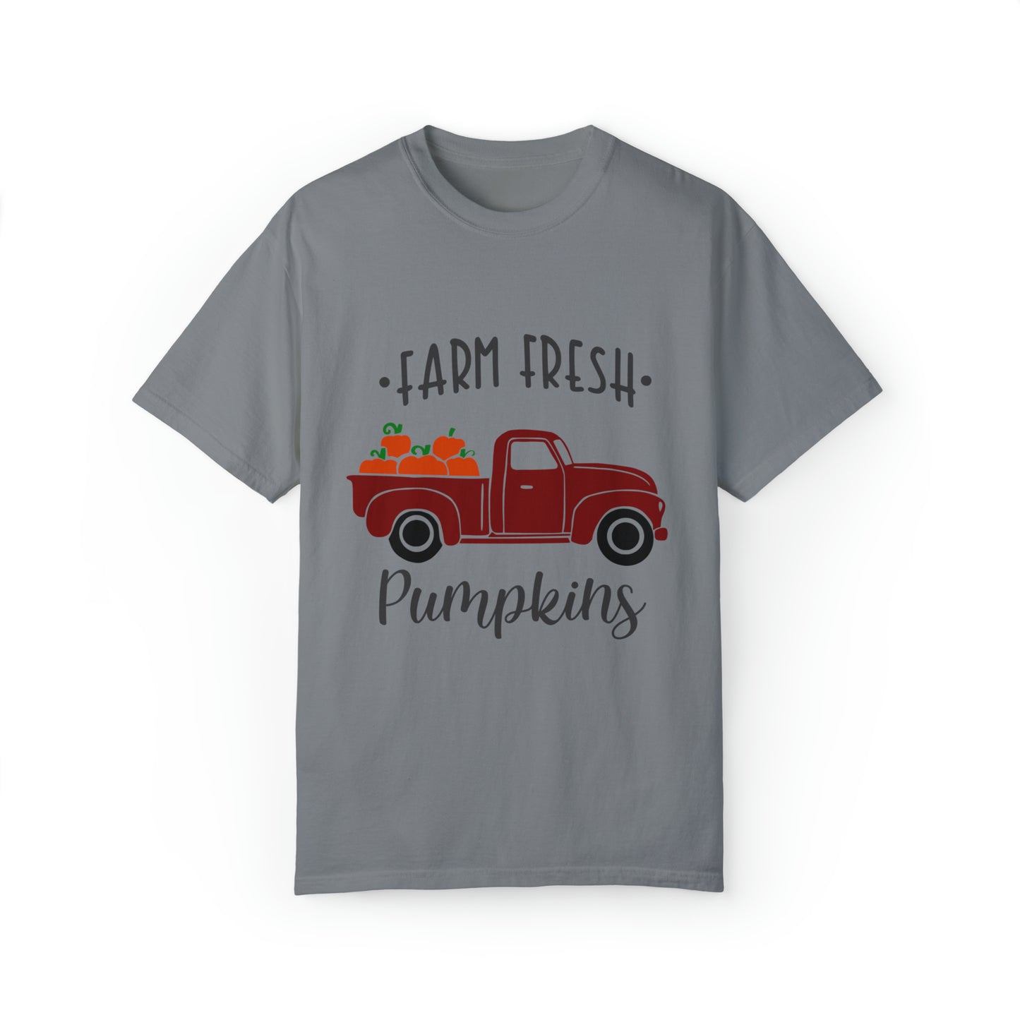 Farm Fresh Pumpkins Unisex Garment-Dyed T-shirt, Thanksgiving