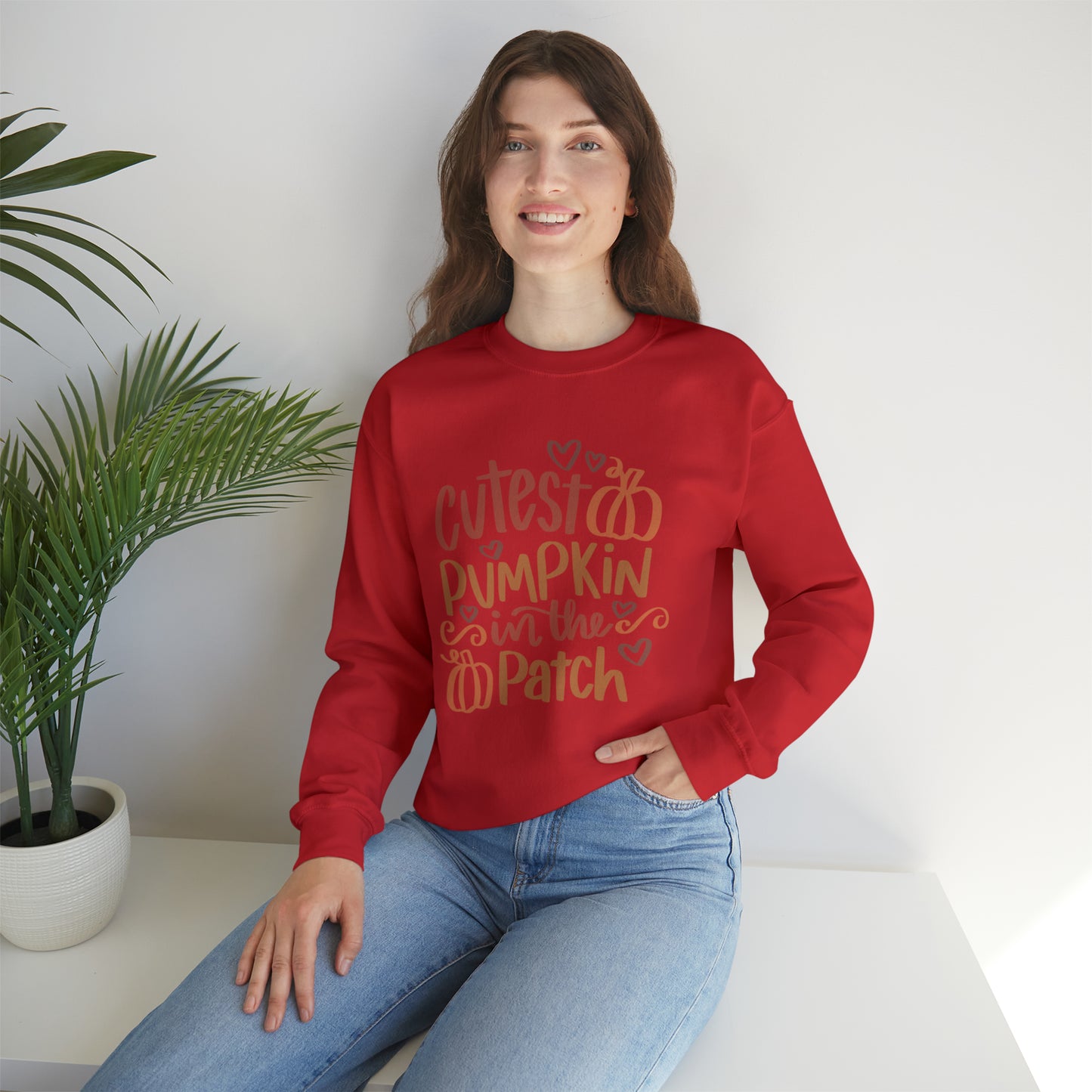 Cutest Pumpkin in the patch Unisex Heavy Blend™ Crewneck Sweatshirt, Thanksgiving