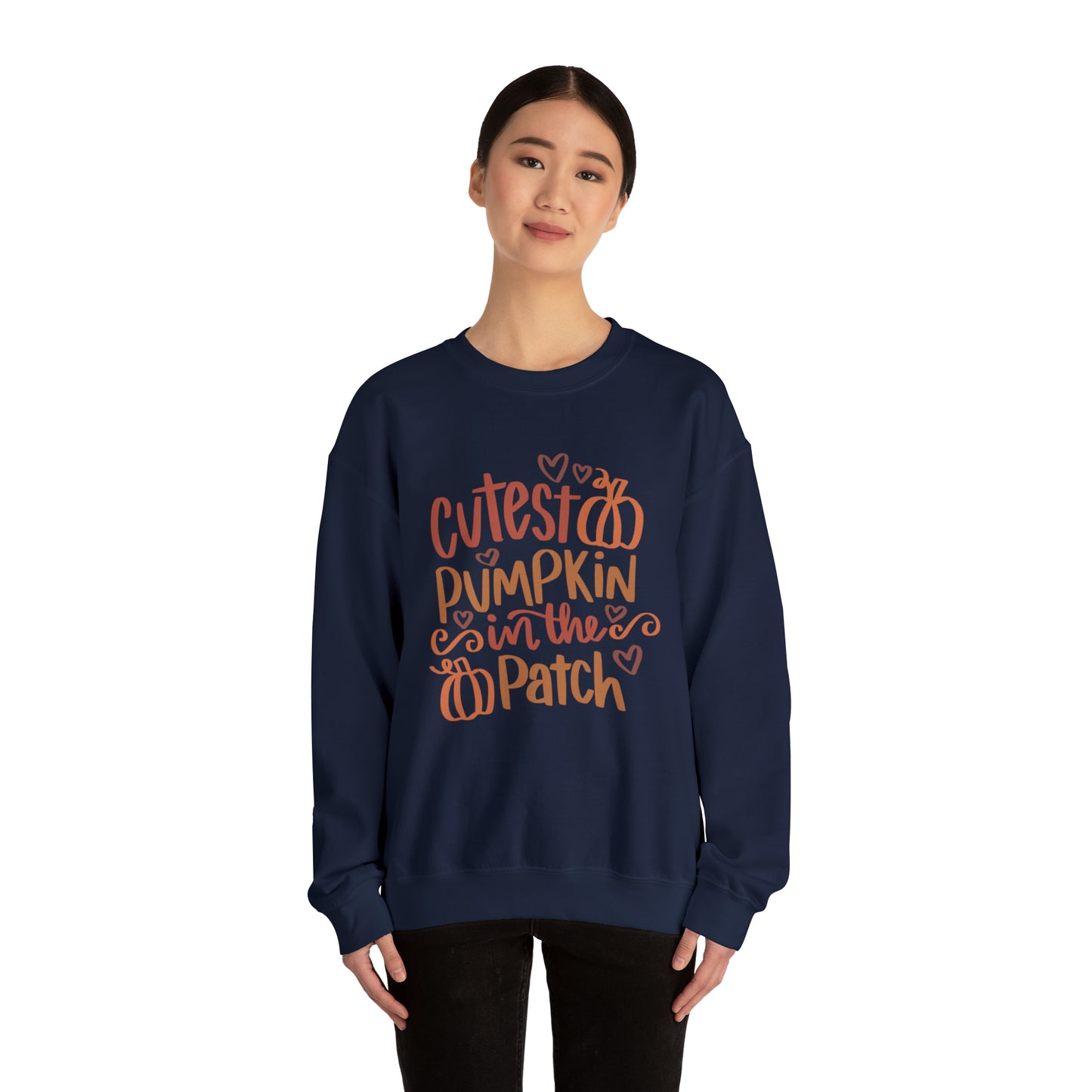 Cutest Pumpkin in the patch Unisex Heavy Blend™ Crewneck Sweatshirt, Thanksgiving