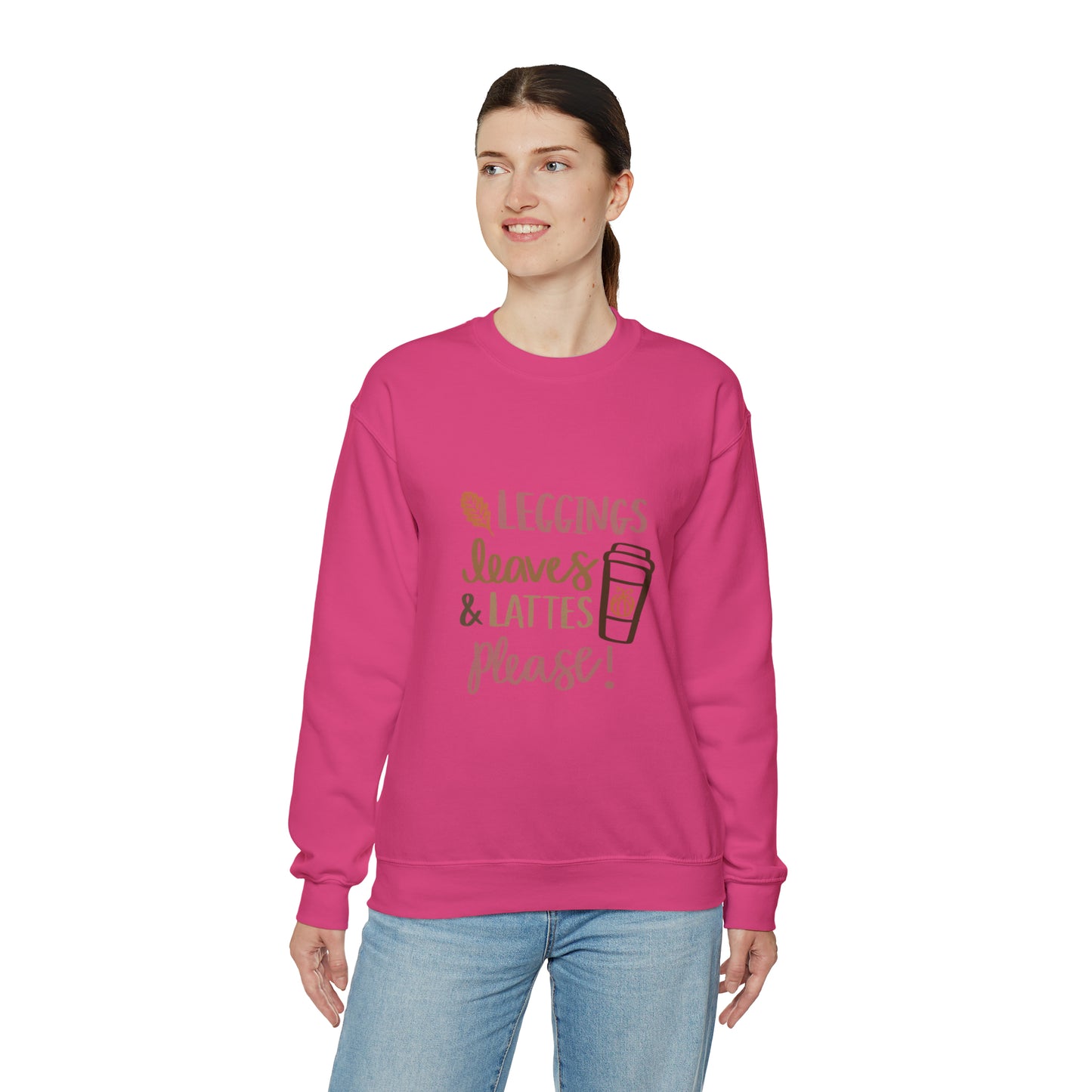 Fall Pumpkin Fashion Unisex Heavy Blend™ Crewneck Sweatshirt, Thanksgiving