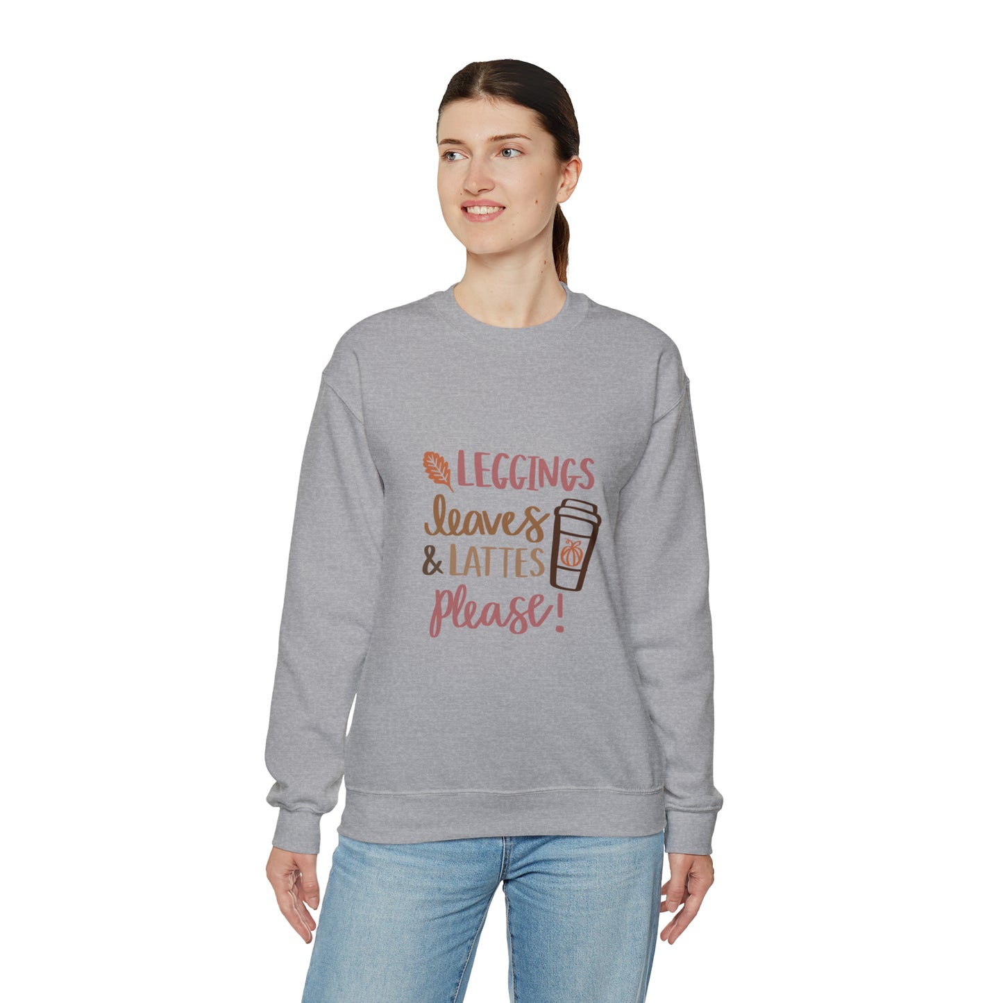 Fall Pumpkin Fashion Unisex Heavy Blend™ Crewneck Sweatshirt, Thanksgiving