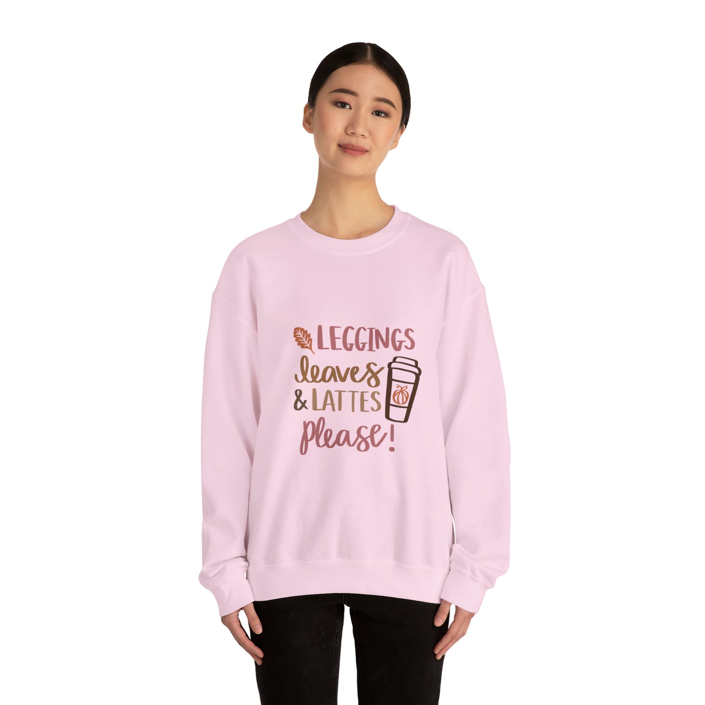 Fall Pumpkin Fashion Unisex Heavy Blend™ Crewneck Sweatshirt, Thanksgiving