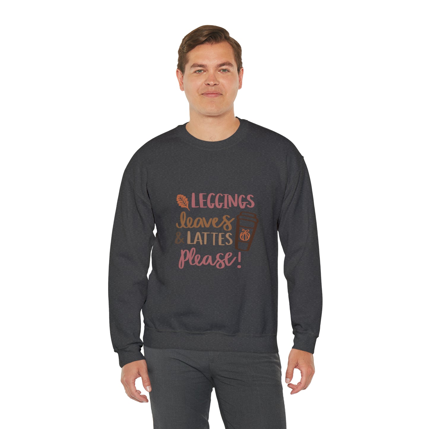 Fall Pumpkin Fashion Unisex Heavy Blend™ Crewneck Sweatshirt, Thanksgiving