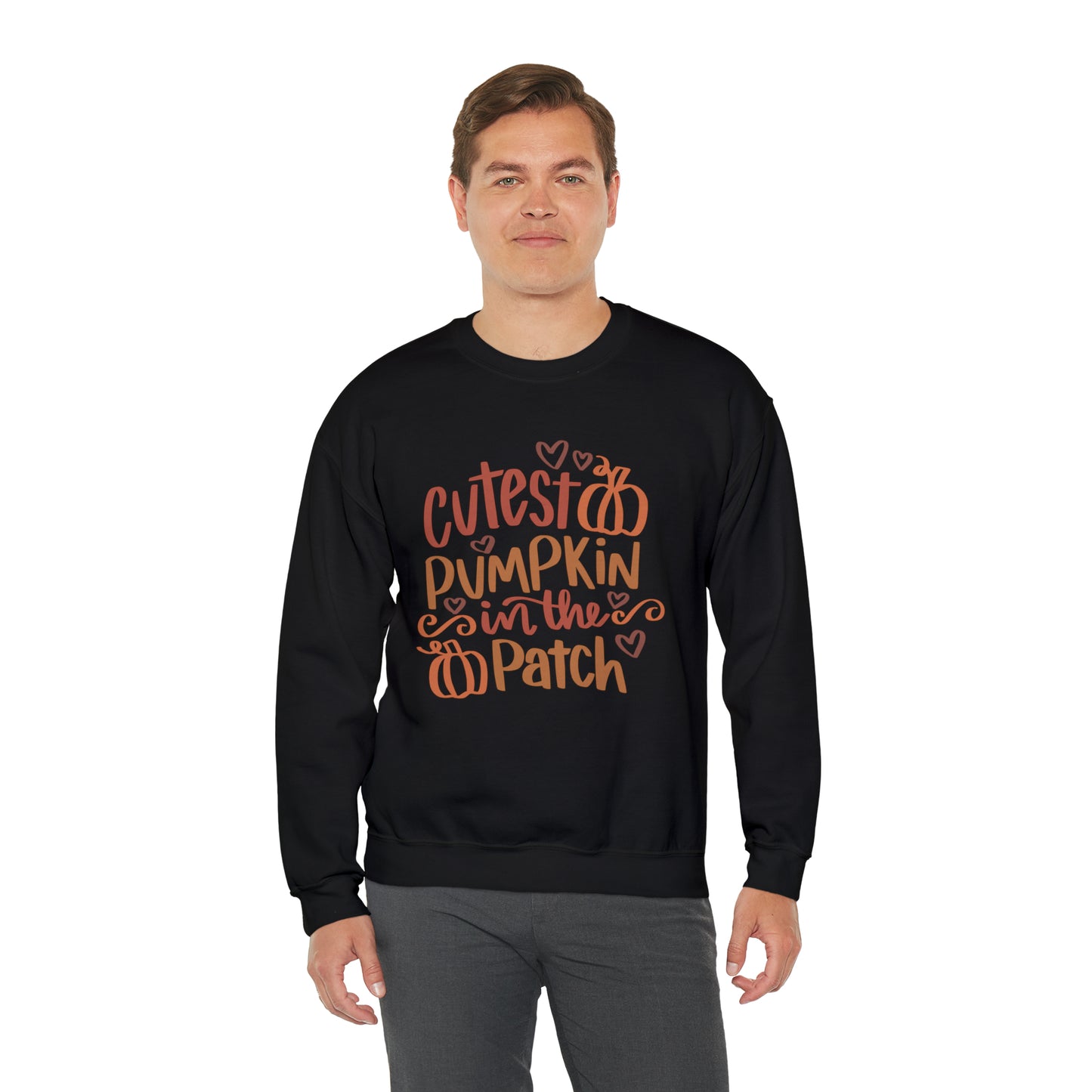 Cutest Pumpkin in the patch Unisex Heavy Blend™ Crewneck Sweatshirt, Thanksgiving