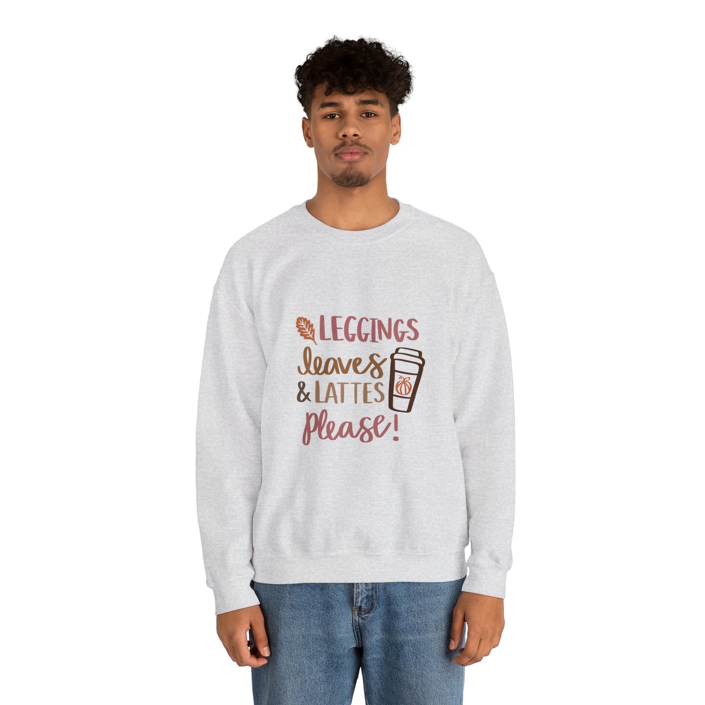 Fall Pumpkin Fashion Unisex Heavy Blend™ Crewneck Sweatshirt, Thanksgiving