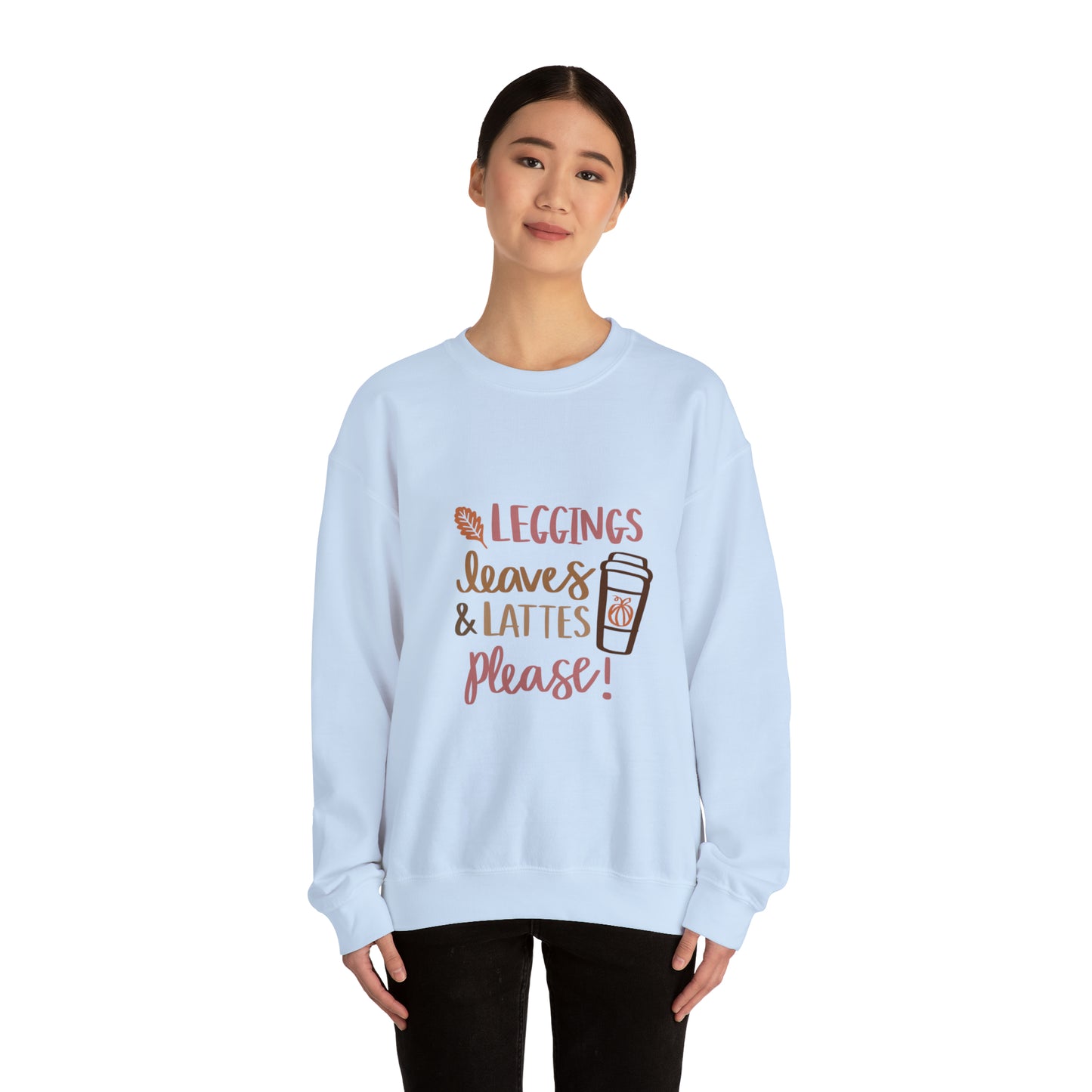Fall Pumpkin Fashion Unisex Heavy Blend™ Crewneck Sweatshirt, Thanksgiving