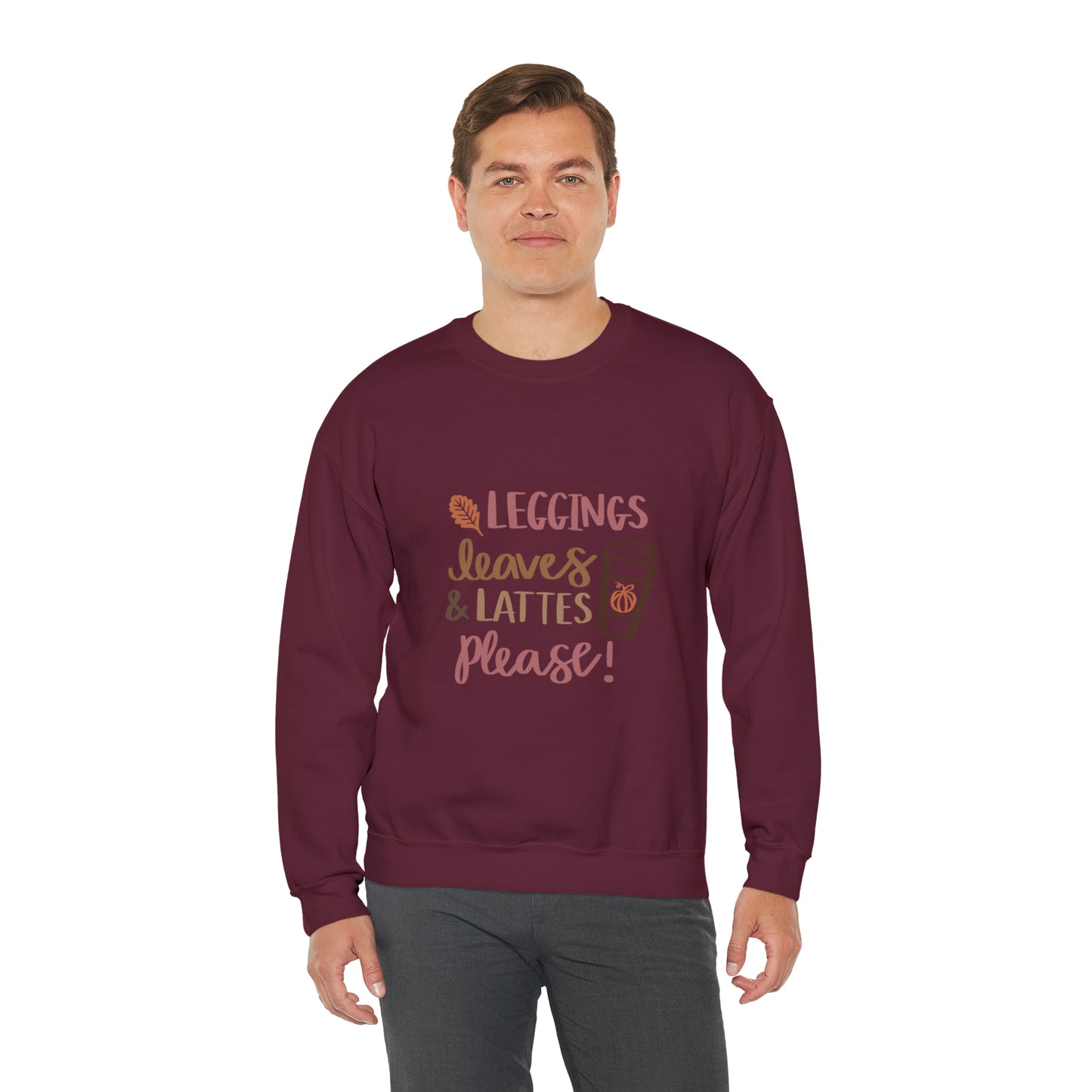 Fall Pumpkin Fashion Unisex Heavy Blend™ Crewneck Sweatshirt, Thanksgiving