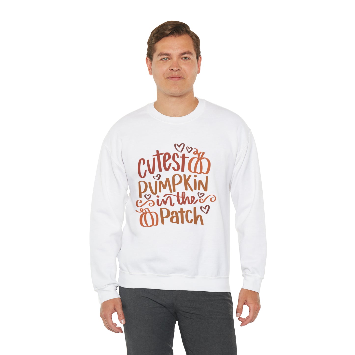 Cutest Pumpkin in the patch Unisex Heavy Blend™ Crewneck Sweatshirt, Thanksgiving