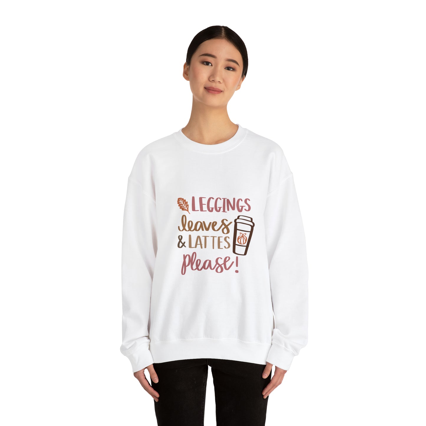 Fall Pumpkin Fashion Unisex Heavy Blend™ Crewneck Sweatshirt, Thanksgiving