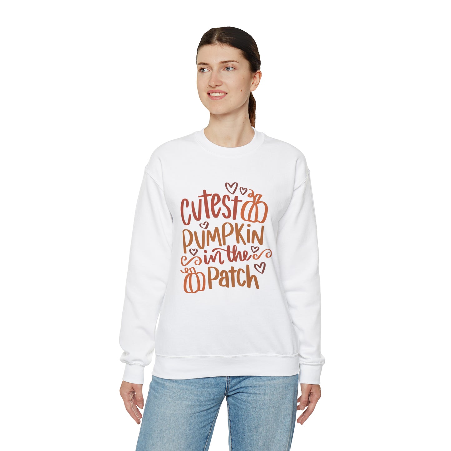 Cutest Pumpkin in the patch Unisex Heavy Blend™ Crewneck Sweatshirt, Thanksgiving