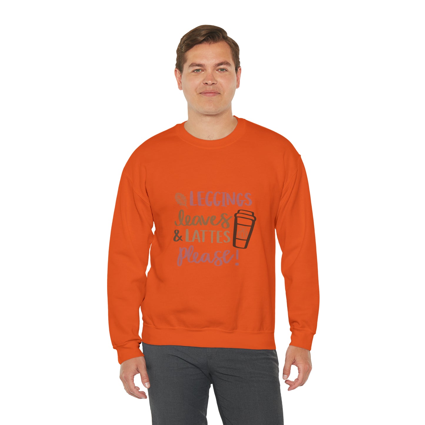 Fall Pumpkin Fashion Unisex Heavy Blend™ Crewneck Sweatshirt, Thanksgiving