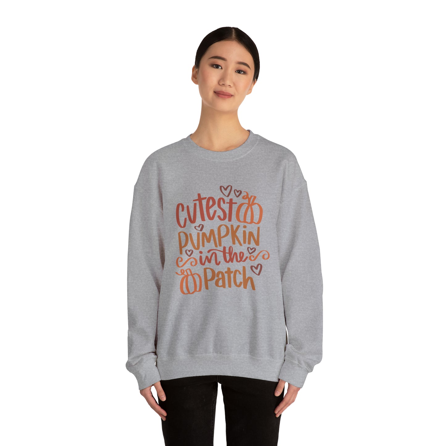 Cutest Pumpkin in the patch Unisex Heavy Blend™ Crewneck Sweatshirt, Thanksgiving