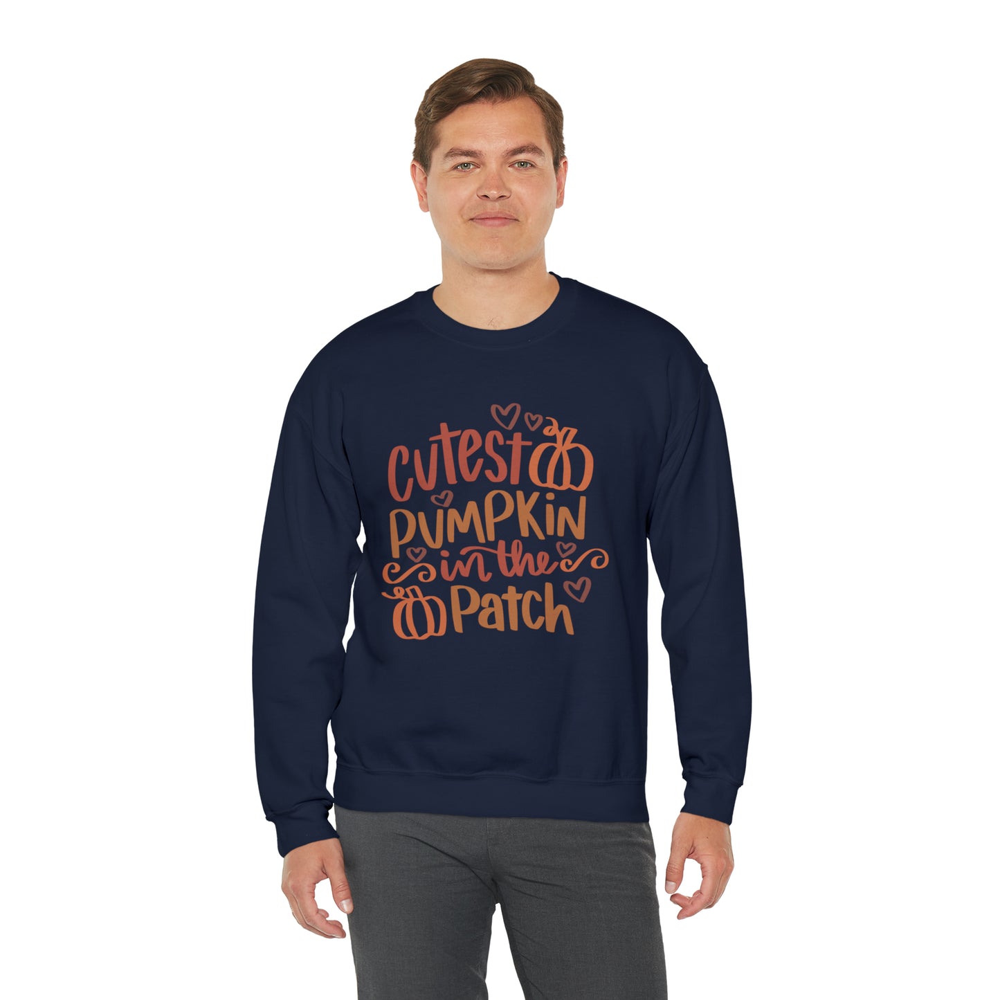 Cutest Pumpkin in the patch Unisex Heavy Blend™ Crewneck Sweatshirt, Thanksgiving