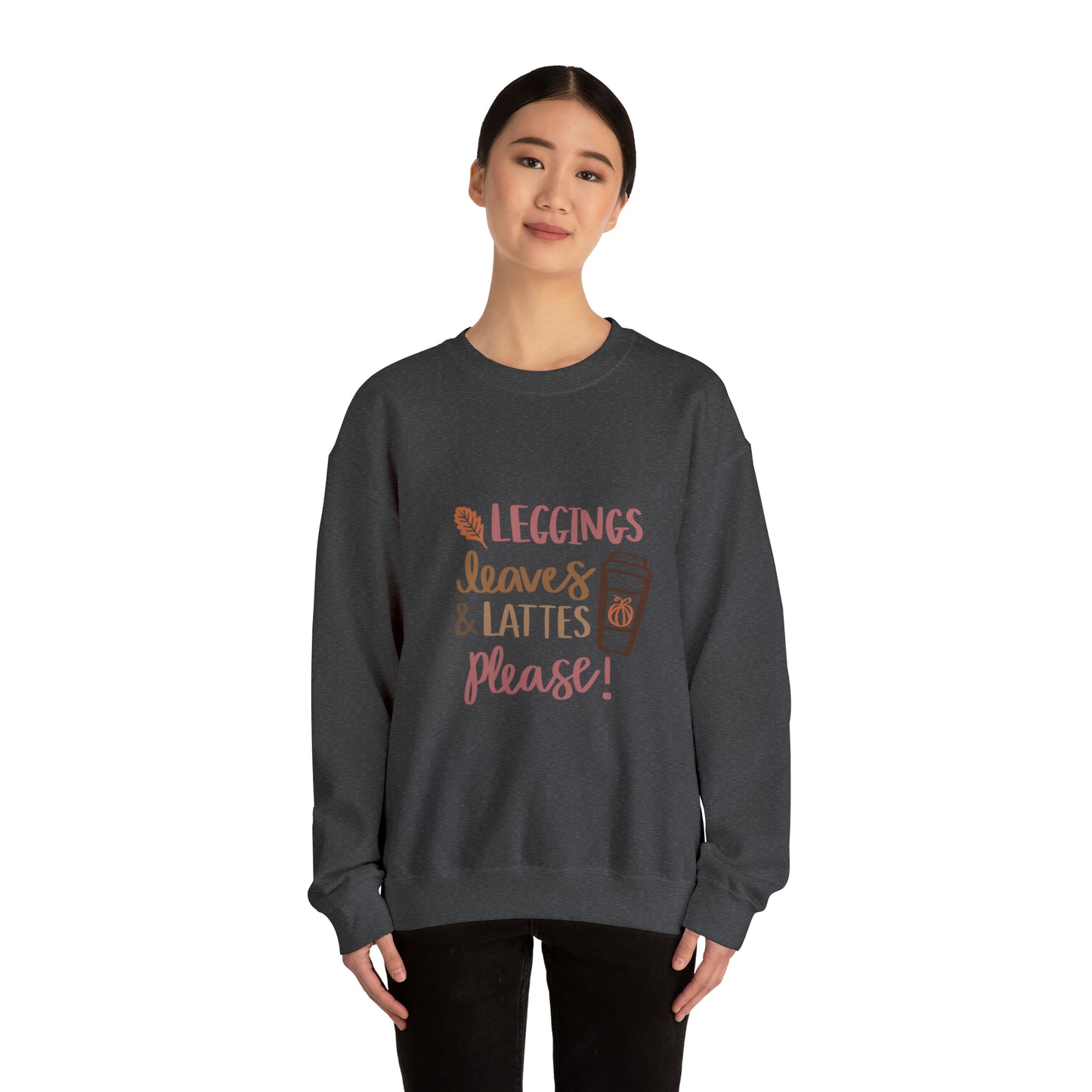 Fall Pumpkin Fashion Unisex Heavy Blend™ Crewneck Sweatshirt, Thanksgiving