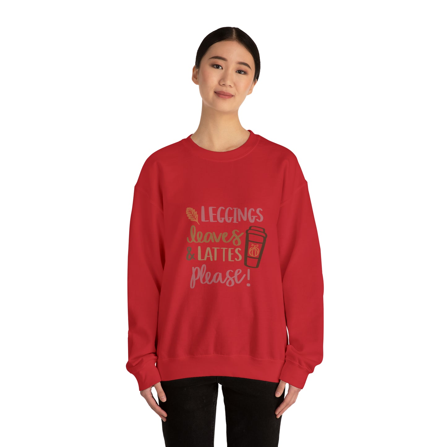 Fall Pumpkin Fashion Unisex Heavy Blend™ Crewneck Sweatshirt, Thanksgiving