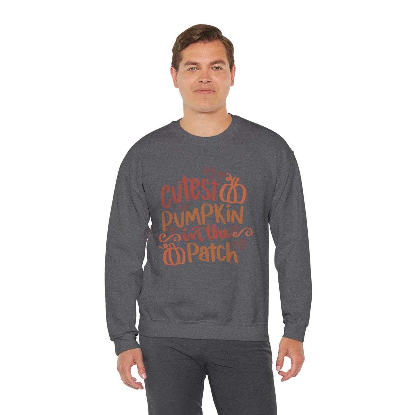 Cutest Pumpkin in the patch Unisex Heavy Blend™ Crewneck Sweatshirt, Thanksgiving