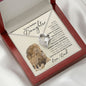 FOREVER LOVE NECKLACE FOR MY BADASS DAUGHTER, Birthday, Graduation
