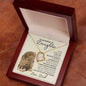 FOREVER LOVE NECKLACE FOR MY BADASS DAUGHTER, Birthday, Graduation