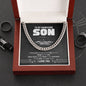 Cuban Link Chain To My Handsome Son I love you as high as the sky and as deep as the sea. Graduation, Birthday