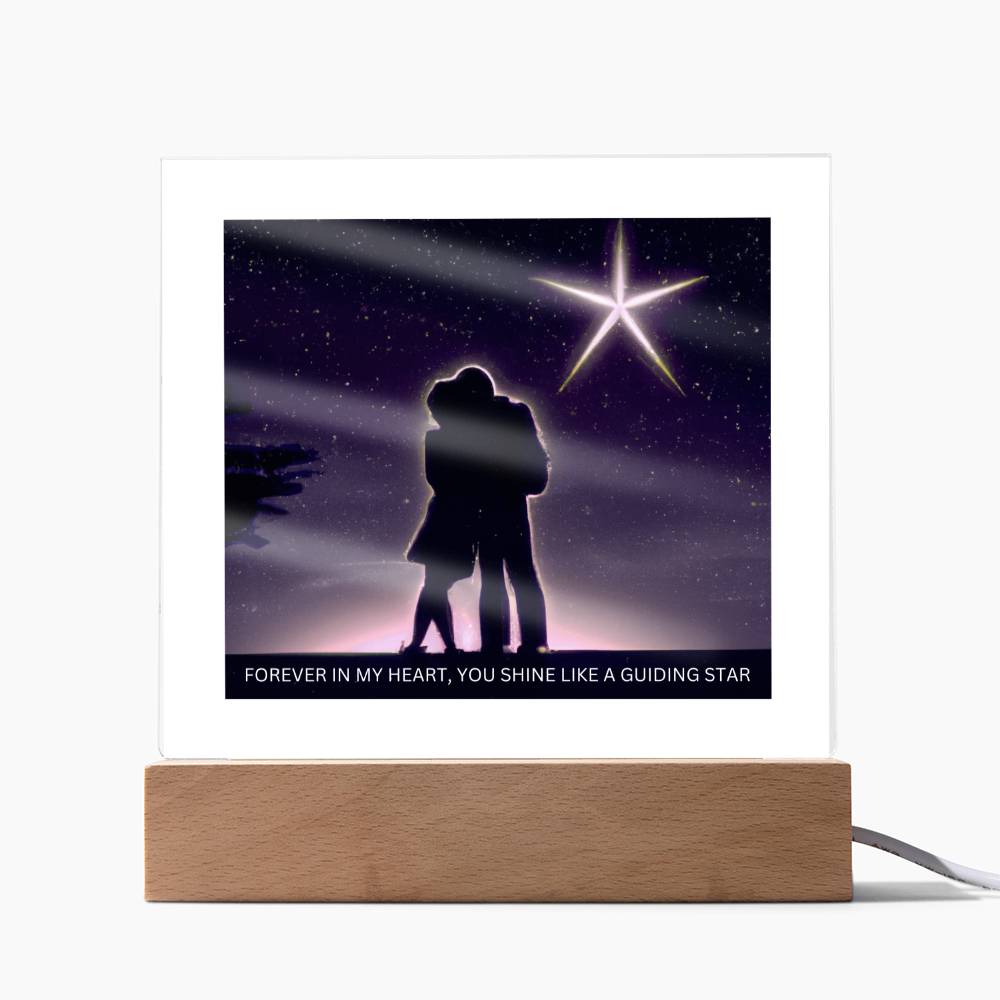 FOREVER IN MY HEART ACRYLIC PLAQUE FOR YOUR SOULMATE, WIFE, HUSBAND, BIRTHDAY, ANNIVERSARY