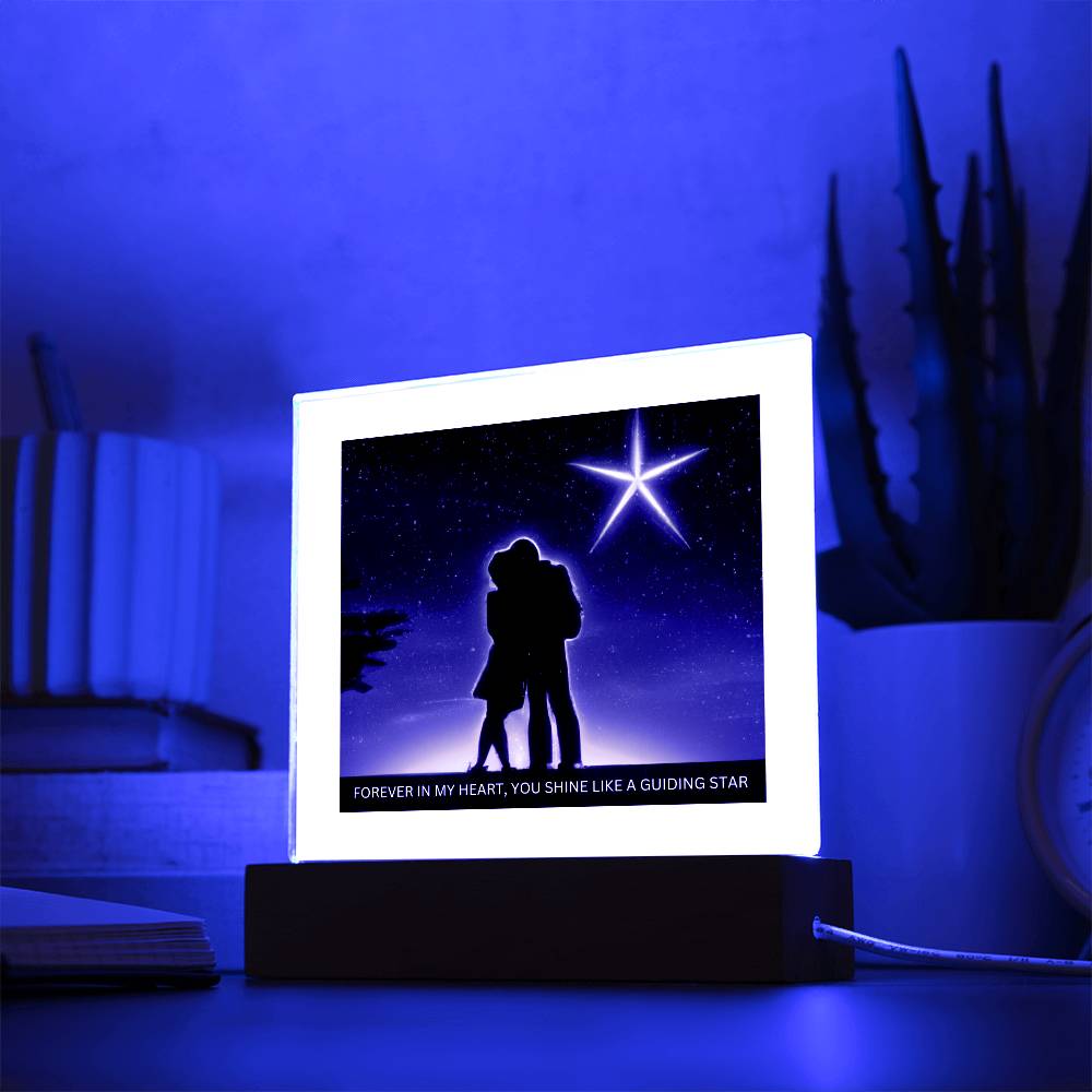 FOREVER IN MY HEART ACRYLIC PLAQUE FOR YOUR SOULMATE, WIFE, HUSBAND, BIRTHDAY, ANNIVERSARY