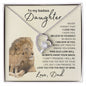 FOREVER LOVE NECKLACE FOR MY BADASS DAUGHTER, Birthday, Graduation