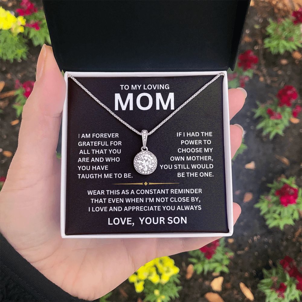 TO MY LOVING MOM, ETERNAL HOPE NECKLACE