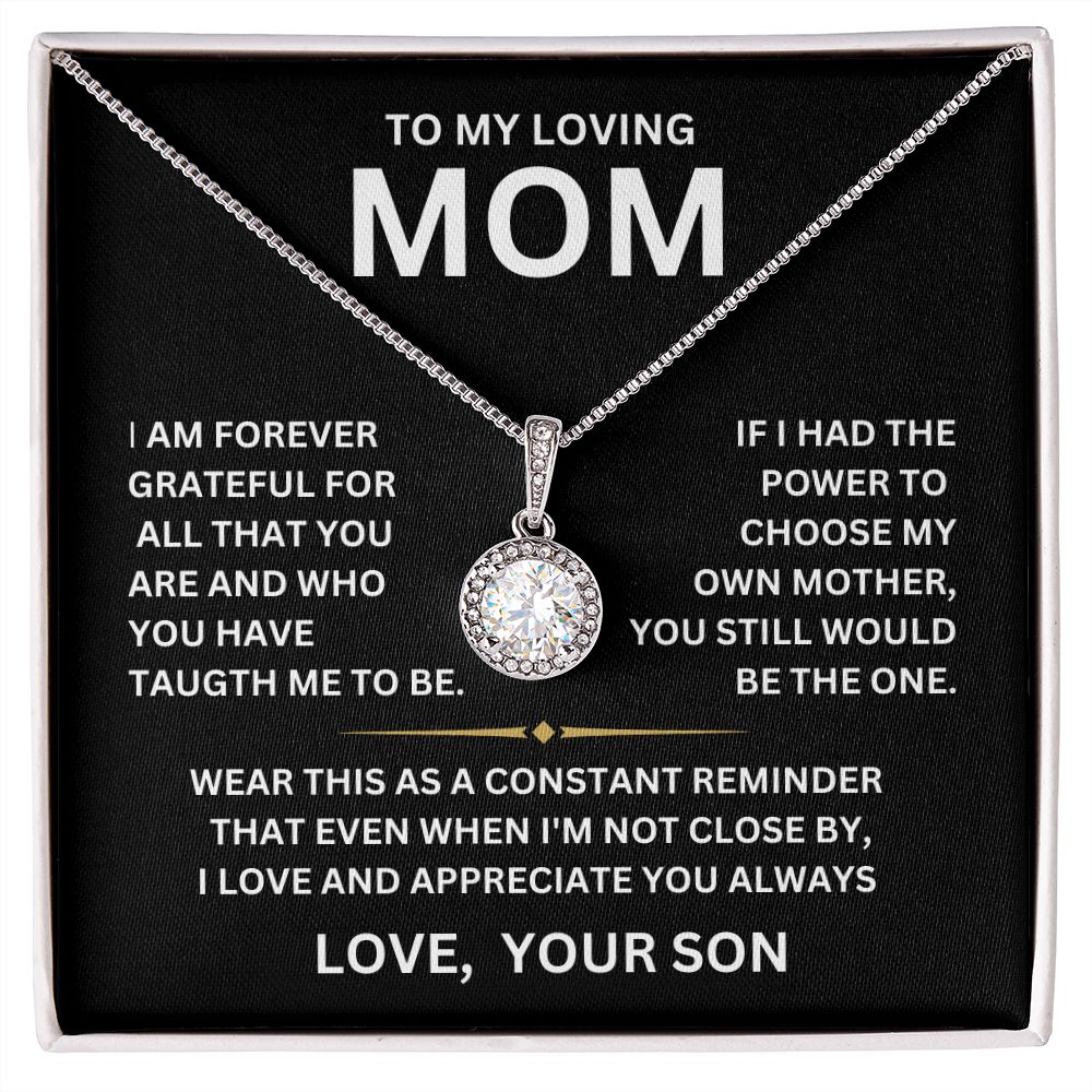 TO MY LOVING MOM, ETERNAL HOPE NECKLACE