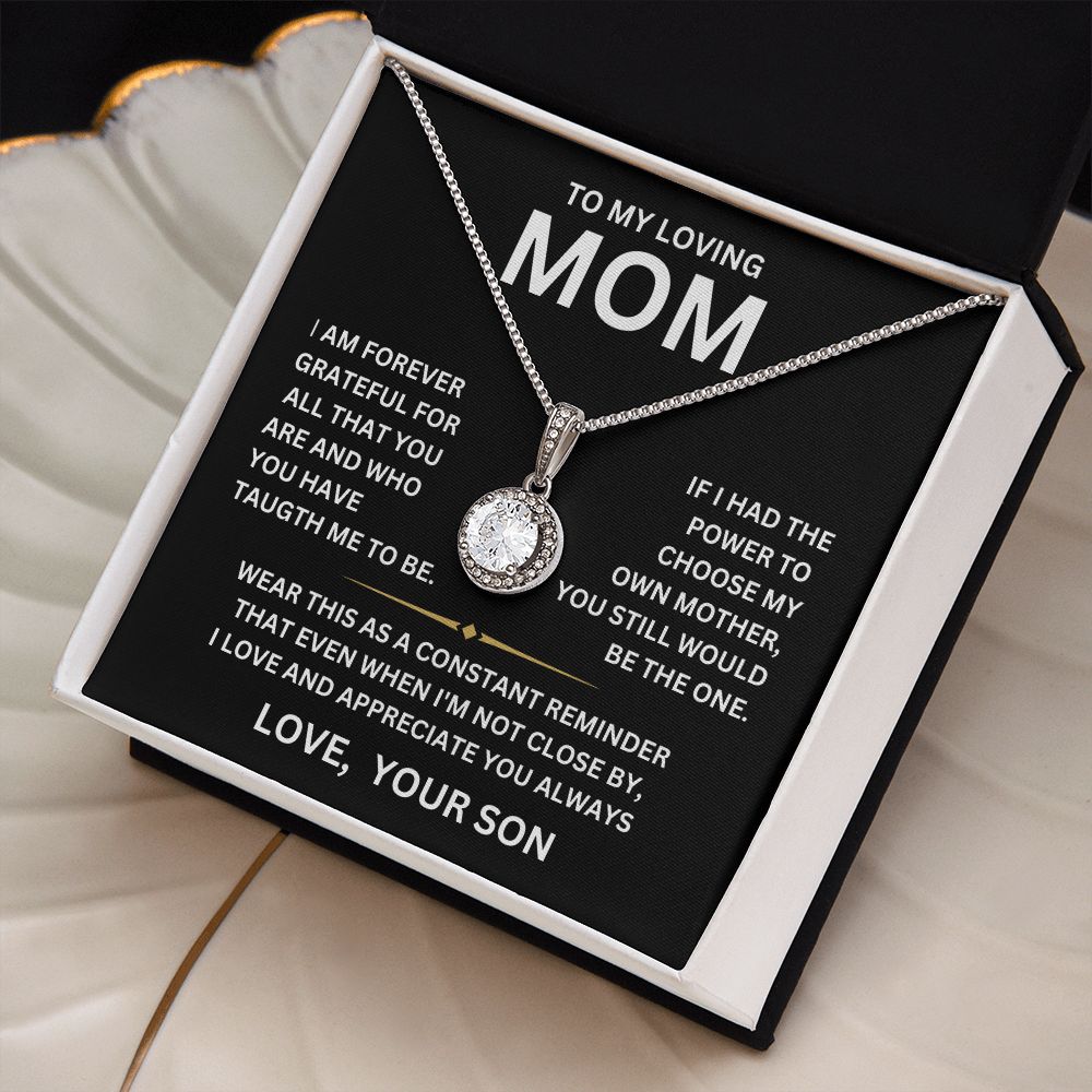 TO MY LOVING MOM, ETERNAL HOPE NECKLACE