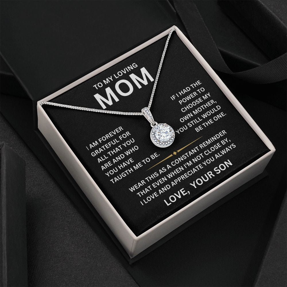 TO MY LOVING MOM, ETERNAL HOPE NECKLACE