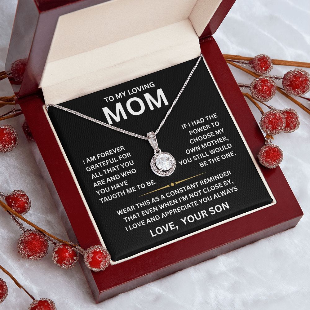 TO MY LOVING MOM, ETERNAL HOPE NECKLACE