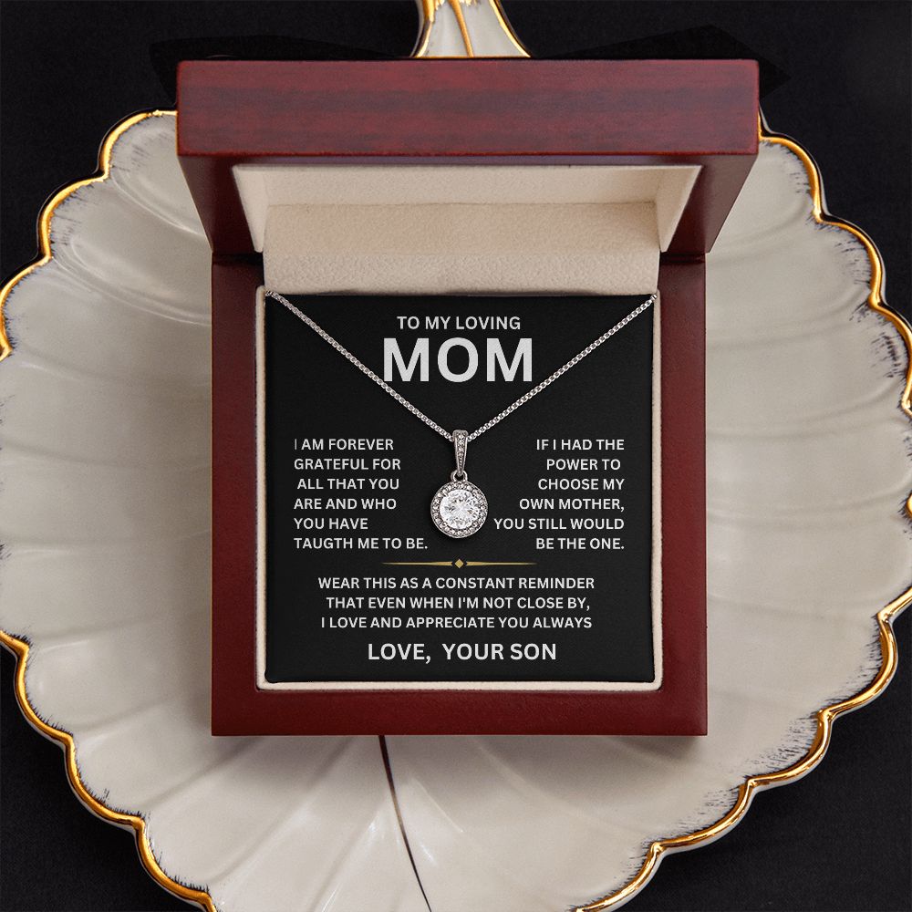 TO MY LOVING MOM, ETERNAL HOPE NECKLACE