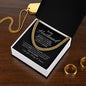 To My Husband-Cuban Link Chain-Anniversary Gift-Husband Birthday