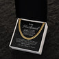 To My Husband-Cuban Link Chain-Anniversary Gift-Husband Birthday