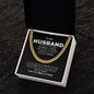 To My Husband-Cuban Link Chain-Anniversary Gift-Husband Birthday