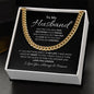 To My Husband-Cuban Link Chain-Anniversary Gift-Husband Birthday